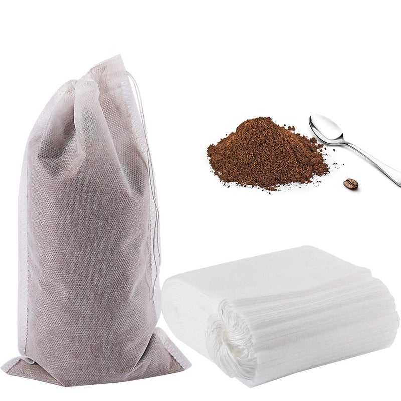 YQL Cold Brew Coffee Filter,50PCS 6X10 Inch No Mess Cold Brew Coffee Bags Disposable Mesh Brewing Bags Tea Filter Bag for Cold Brew Coffee or Tea(4x6/8x12inch Available) - Image 1